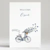 Affiche A bicyclette*Faire-part Elégant Online