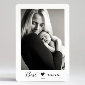 Affiche Best mom ever*Faire-part Elégant Fashion