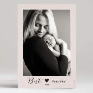 Affiche Best mom ever*Faire-part Elégant Fashion