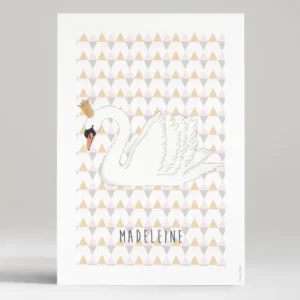 Affiche Cygne*Faire-part Elégant Hot
