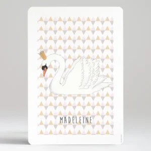 Affiche Cygne*Faire-part Elégant Hot