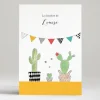 Affiche Famille cactus*Faire-part Elégant Online