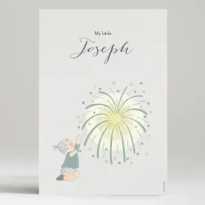 Affiche Feu d'artifice*Faire-part Elégant Online