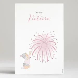 Affiche Feu d'artifice*Faire-part Elégant Online
