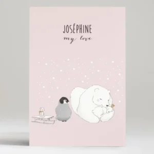 Affiche Maman ours*Faire-part Elégant New