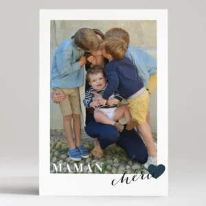 Affiche naissance Maman cherie*Faire-part Elégant Sale
