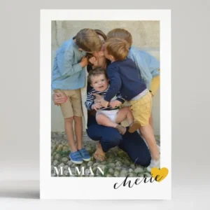 Affiche naissance Maman cherie*Faire-part Elégant Sale