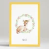 Affiche Petit faon*Faire-part Elégant Discount