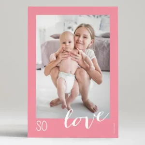Affiche So love*Faire-part Elégant Hot