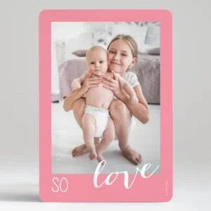 Affiche So love*Faire-part Elégant Hot