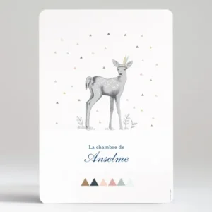 Affiche The fawn*Faire-part Elégant Clearance