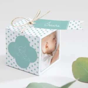 Boite dragees bapteme Douceur angelique*Faire-part Elégant New
