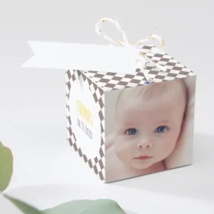 Boite dragees bapteme Douce colombe tendance*Faire-part Elégant New