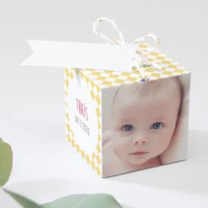 Boite dragees bapteme Douce colombe tendance*Faire-part Elégant New