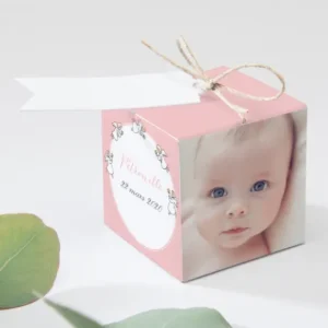 Boite dragees bapteme Les anges veillent*Faire-part Elégant Best