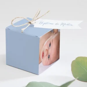 Boite dragees bapteme Les anges veillent*Faire-part Elégant Best