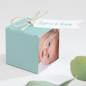 Boite dragees bapteme Les anges veillent*Faire-part Elégant Best