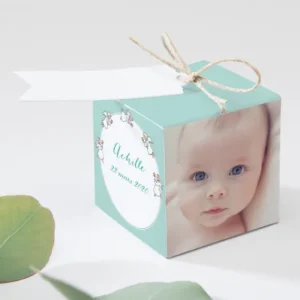 Boite dragees bapteme Les anges veillent*Faire-part Elégant Best