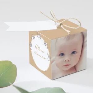Boite dragees bapteme Les anges veillent*Faire-part Elégant Best