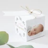 Boite dragees bapteme Ronde de petits anges*Faire-part Elégant Sale