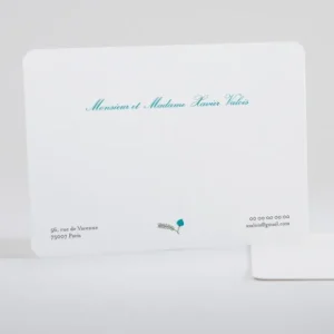 Carte de correspondance Botanique*Faire-part Elégant Best
