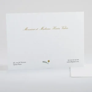Carte de correspondance Botanique*Faire-part Elégant Best