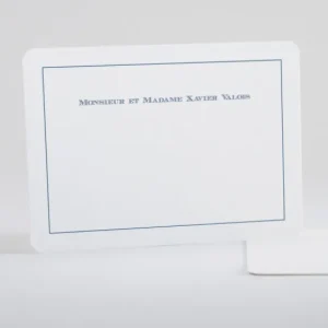 Carte de correspondance Cadre delicat*Faire-part Elégant Outlet