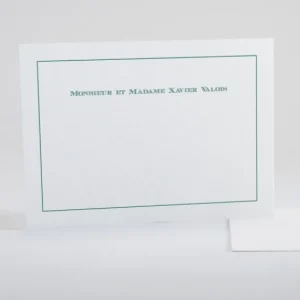 Carte de correspondance Cadre delicat*Faire-part Elégant Outlet