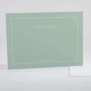 Carte de correspondance Classique couleur*Faire-part Elégant Fashion