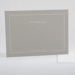 Carte de correspondance Classique couleur*Faire-part Elégant Fashion