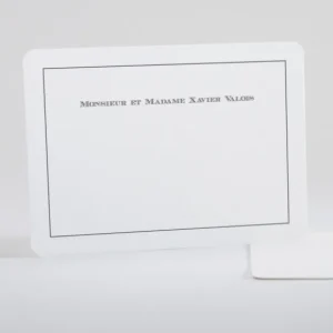 Carte de correspondance Cadre delicat*Faire-part Elégant Outlet