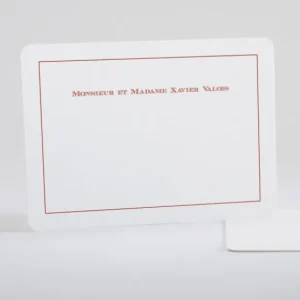 Carte de correspondance Cadre delicat*Faire-part Elégant Outlet