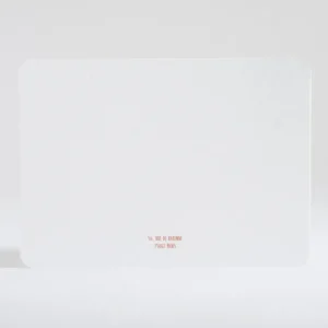 Carte de correspondance Dos d'ane*Faire-part Elégant Online