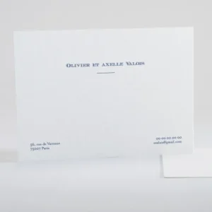 Carte de correspondance Epuree*Faire-part Elégant Clearance
