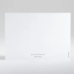Carte de correspondance Etoile doree*Faire-part Elégant Discount