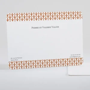 Carte de correspondance Elegance*Faire-part Elégant Clearance