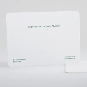 Carte de correspondance Epuree*Faire-part Elégant Clearance