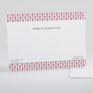 Carte de correspondance Elegance*Faire-part Elégant Clearance