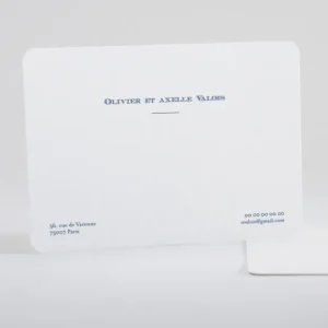 Carte de correspondance Epuree*Faire-part Elégant Clearance