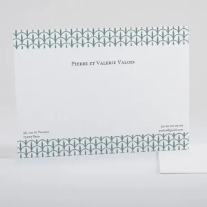 Carte de correspondance Elegance*Faire-part Elégant Clearance