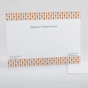 Carte de correspondance Elegance*Faire-part Elégant Clearance