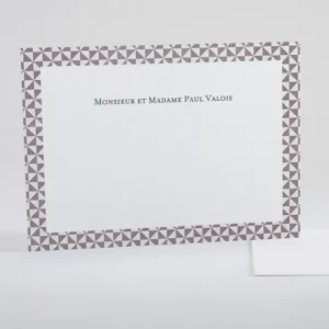 Carte de correspondance Just You*Faire-part Elégant Clearance