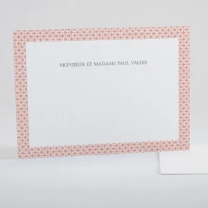 Carte de correspondance Pattern retro*Faire-part Elégant Sale