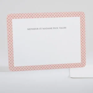 Carte de correspondance Pattern retro*Faire-part Elégant Sale