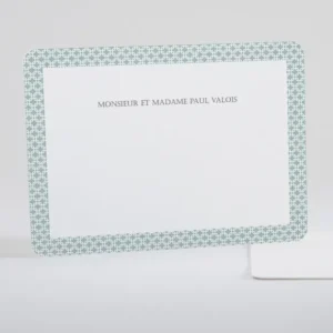 Carte de correspondance Pattern retro*Faire-part Elégant Sale