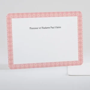 Carte de correspondance Soleil*Faire-part Elégant Clearance