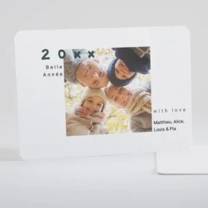 Carte de voeux Album famille*Faire-part Elégant Fashion