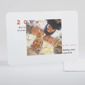 Carte de voeux Album famille*Faire-part Elégant Fashion