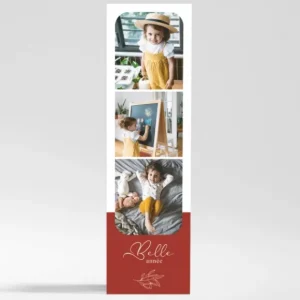 Carte de voeux Annee eclatante Magnet*Faire-part Elégant New