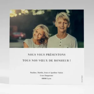 Carte de voeux Annee en or*Faire-part Elégant Online